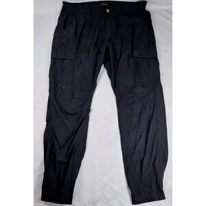 Frame Denim Black Cargo Pants